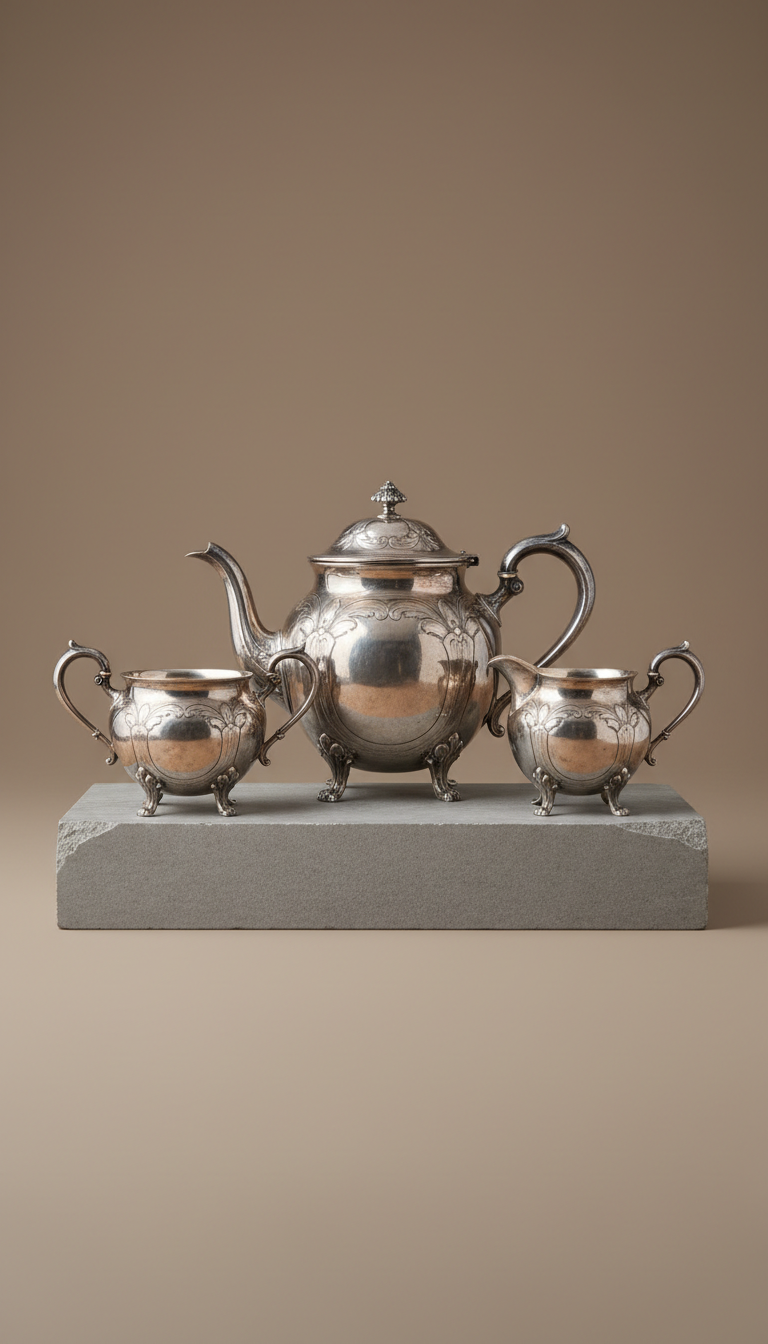 Georgian sterling silver tea set