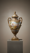 19th-century Sèvres porcelain urn