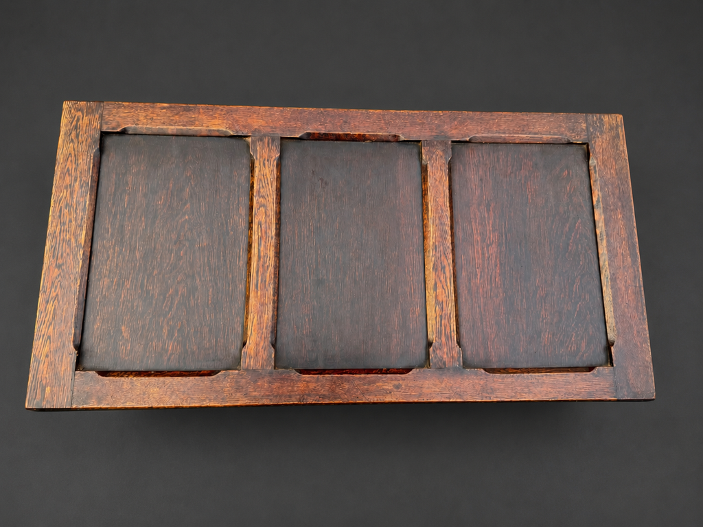 Jacobean Revival Carved Oak Blanket Chest
