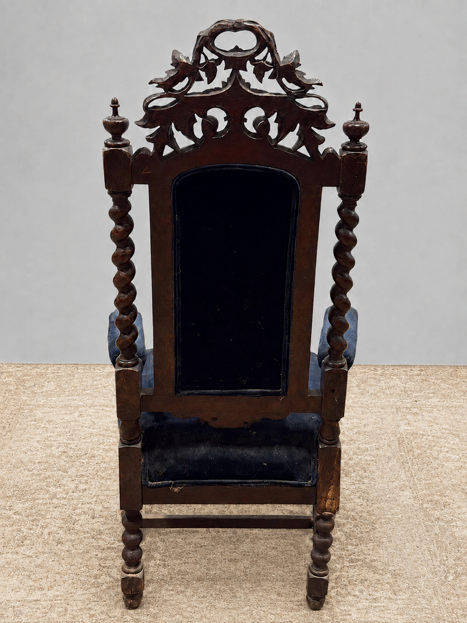 19th Century Renaissance Revival Carved Oak Arm Chair