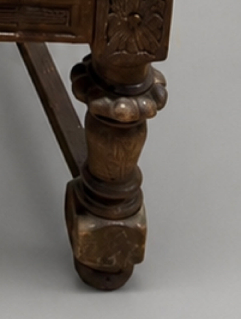 19th Century Renaissance Revival Carved Oak Arm Chair